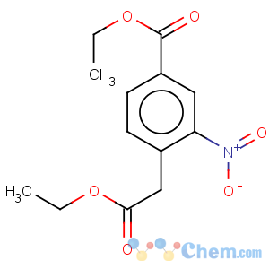 CAS No:891782-57-3 Benzeneacetic acid,4-(ethoxycarbonyl)-2-nitro-, ethyl ester