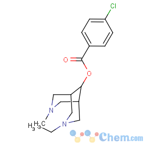 CAS No:89194-77-4 [(1R,5S)-3-ethyl-7-methyl-3,7-diazabicyclo[3.3.1]nonan-9-yl]<br />4-chlorobenzoate