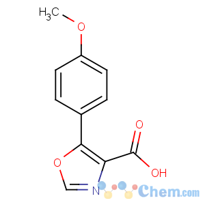 CAS No:89205-07-2 5-(4-methoxyphenyl)-1,3-oxazole-4-carboxylic acid
