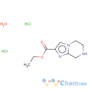 CAS No:892502-00-0 Imidazo[1,2-a]pyrazine-2-carboxylicacid, 5,6,7,8-tetrahydro-, ethyl ester, hydrochloride, hydrate (1:2:1)