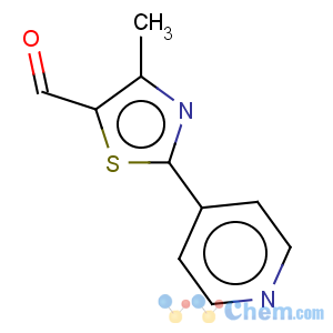 CAS No:892502-19-1 5-Thiazolecarboxaldehyde,4-methyl-2-(4-pyridinyl)-