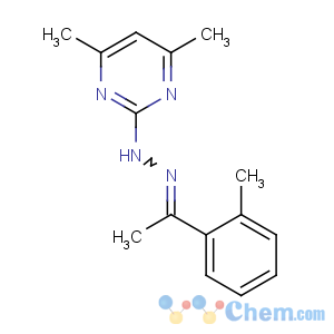 CAS No:89269-64-7 4,6-dimethyl-N-[(Z)-1-(2-methylphenyl)ethylideneamino]pyrimidin-2-amine