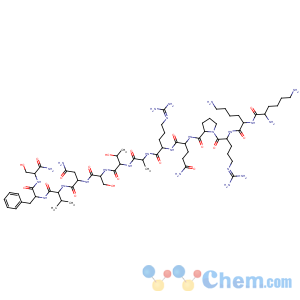 CAS No:89315-28-6 L-Serinamide,L-lysyl-L-lysyl-L-arginyl-L-prolyl-L-glutaminyl-L-arginyl-L-alanyl-L-threonyl-L-seryl-L-asparaginyl-L-valyl-L-phenylalanyl-(9CI)