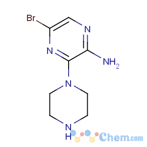 CAS No:893611-67-1 5-bromo-3-piperazin-1-ylpyrazin-2-amine