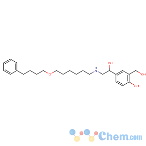 CAS No:89365-50-4 2-(hydroxymethyl)-4-[1-hydroxy-2-[6-(4-phenylbutoxy)hexylamino]ethyl]<br />phenol