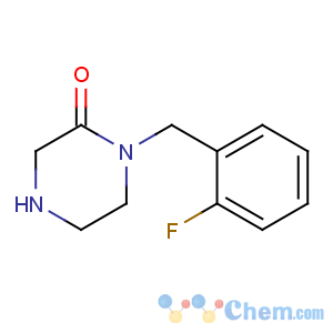 CAS No:893747-85-8 1-[(2-fluorophenyl)methyl]piperazin-2-one