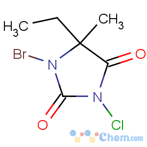 CAS No:89415-46-3 1-bromo-3-chloro-5-ethyl-5-methylimidazolidine-2,4-dione