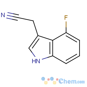 CAS No:89434-04-8 2-(4-fluoro-1H-indol-3-yl)acetonitrile
