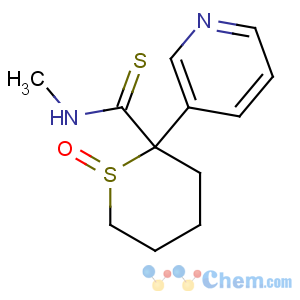 CAS No:89544-10-5 N-methyl-1-oxo-2-pyridin-3-ylthiane-2-carbothioamide