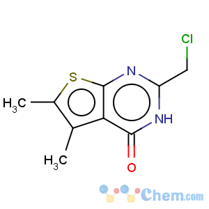 CAS No:89567-05-5 Thieno[2,3-d]pyrimidin-4(1H)-one,2-(chloromethyl)-5,6-dimethyl-