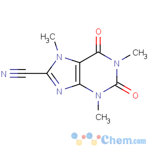 CAS No:89588-28-3 1H-Purine-8-carbonitrile,2,3,6,7-tetrahydro-1,3,7-trimethyl-2,6-dioxo-