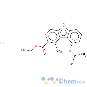 CAS No:89592-45-0 9H-Pyrido[3,4-b]indole-3-carboxylicacid, 4-methyl-5-(1-methylethoxy)-, ethyl ester