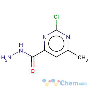 CAS No:89598-84-5 4-Pyrimidinecarboxylicacid, 2-chloro-6-methyl-, hydrazide