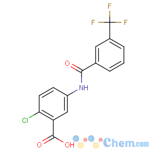 CAS No:896160-35-3 2-chloro-5-[[3-(trifluoromethyl)benzoyl]amino]benzoic acid