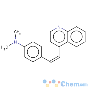 CAS No:897-55-2 Benzenamine,N,N-dimethyl-4-[2-(4-quinolinyl)ethenyl]-