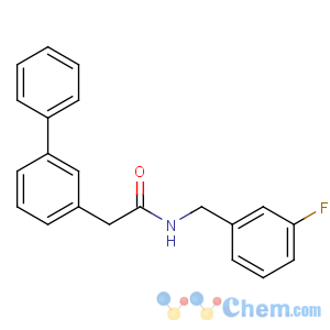 CAS No:897015-56-4 N-[(3-fluorophenyl)methyl]-2-(3-phenylphenyl)acetamide
