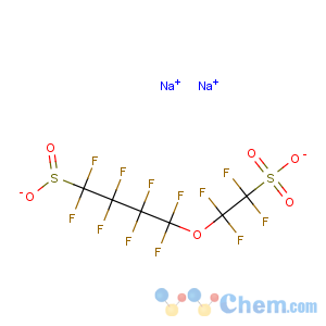 CAS No:89740-28-3 1,1,2,2-tetrafluoro-2-(1,1,2,2,3,3,4,4-octafluoro-4-sulfinobutoxy)-ethanesulfonic acid disodium salt