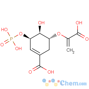 CAS No:89771-75-5 (3R,4S,5R)-5-[(1-carboxyethenyl)oxy]-4-hydroxy-3-(phosphonooxy)cyclohex-1-ene-1-carboxylic acid