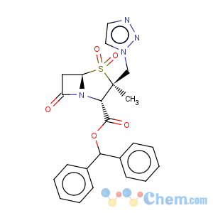 CAS No:89789-07-1 Benzhydry 2β-triazolmethyl-2α-methyl-6,6-dihydropernicillanate-1,1-dioxide