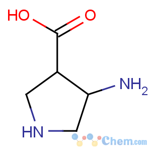 CAS No:89799-61-1 3-Pyrrolidinecarboxylicacid, 4-amino-
