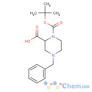 CAS No:898282-25-2 (2S)-4-benzyl-1-[(2-methylpropan-2-yl)oxycarbonyl]piperazine-2-<br />carboxylic acid