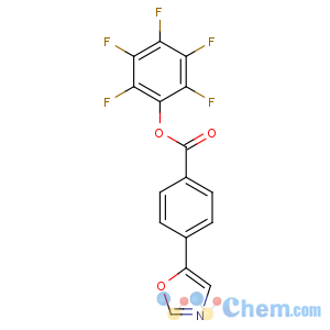 CAS No:898288-91-0 (2,3,4,5,6-pentafluorophenyl) 4-(1,3-oxazol-5-yl)benzoate