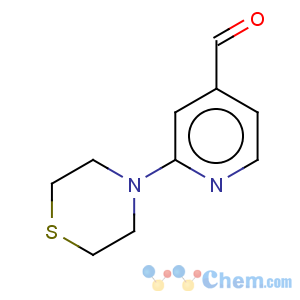 CAS No:898289-24-2 4-Pyridinecarboxaldehyde,2-(4-thiomorpholinyl)-