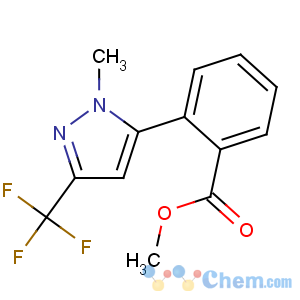 CAS No:898289-62-8 methyl 2-[2-methyl-5-(trifluoromethyl)pyrazol-3-yl]benzoate