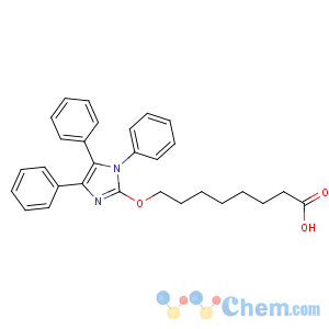 CAS No:89838-96-0 8-(1,4,5-triphenylimidazol-2-yl)oxyoctanoic acid