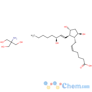 CAS No:89847-02-9 9BETA,11ALPHA,15S-TRIHYDROXY-PROSTA-5Z,13E-DIEN-1-OIC ACID, TRIS (HYDROXYMETHYL)AMINOMETHANE SALT