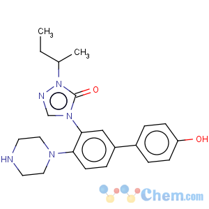 CAS No:89848-21-5 2,4-Dihydro-4-[4-(4-hydroxyphenyl)-1-piperazinylphenyl]-2-(1-methyl-propyl)-3H-1,2,4-triazol-3-one