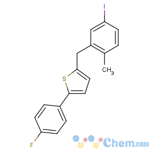 CAS No:898566-17-1 2-(4-fluorophenyl)-5-[(5-iodo-2-methylphenyl)methyl]thiophene