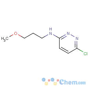 CAS No:898656-60-5 6-chloro-N-(3-methoxypropyl)pyridazin-3-amine