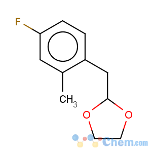 CAS No:898759-57-4 1,3-Dioxolane,2-[(4-fluoro-2-methylphenyl)methyl]-