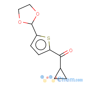 CAS No:898772-50-4 Cyclopropyl 5-(1,3-dioxolan-2-yl)-2-thienyl ketone