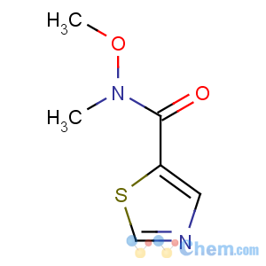 CAS No:898825-89-3 N-methoxy-N-methyl-1,3-thiazole-5-carboxamide