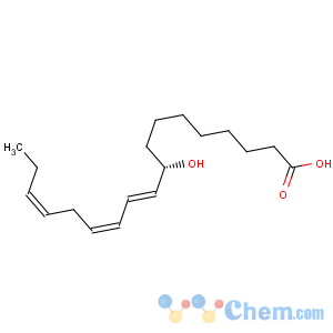 CAS No:89886-42-0 10,12,15-Octadecatrienoicacid, 9-hydroxy-, (9S,10E,12Z,15Z)-