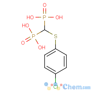 CAS No:89987-06-4 [(4-chlorophenyl)sulfanyl-phosphonomethyl]phosphonic acid