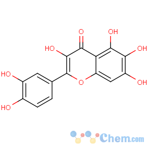 CAS No:90-18-6 2-(3,4-dihydroxyphenyl)-3,5,6,7-tetrahydroxychromen-4-one