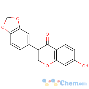 CAS No:90-29-9 3-(1,3-benzodioxol-5-yl)-7-hydroxychromen-4-one