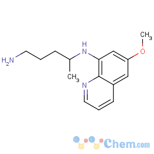 CAS No:90-34-6 4-N-(6-methoxyquinolin-8-yl)pentane-1,4-diamine