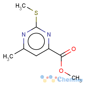 CAS No:90007-36-6 4-Pyrimidinecarboxylicacid, 6-methyl-2-(methylthio)-, methyl ester