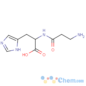 CAS No:9001-13-2 2-(3-aminopropanoylamino)-3-(1H-imidazol-5-yl)propanoic acid