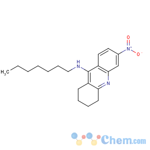 CAS No:9003-18-3 N-heptyl-6-nitro-1,2,3,4-tetrahydroacridin-9-amine