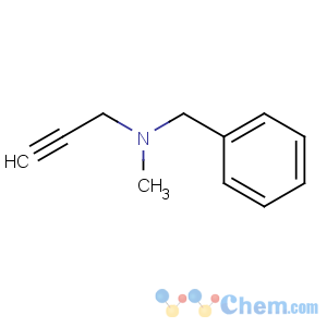 CAS No:9005-12-3 N-benzyl-N-methylprop-2-yn-1-amine