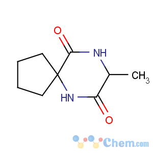 CAS No:90058-29-0 6,9-Diazaspiro[4.5]decane-7,10-dione,8-methyl-, (8S)-