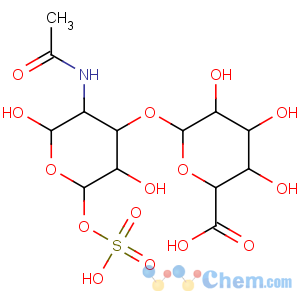 CAS No:9007-28-7 (2S,3S,4S,5R,6R)-6-[(2R,3R,4R,5R,6R)-3-acetamido-2,<br />5-dihydroxy-6-sulfooxyoxan-4-yl]oxy-3,4,5-trihydroxyoxane-2-carboxylic<br />acid