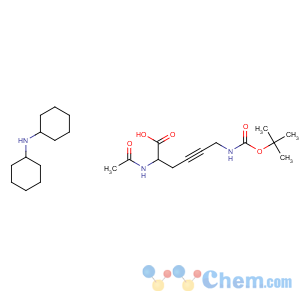 CAS No:90102-79-7 DL-2-ACETAMIDO-6-(BOC-AMINO)-4-HEXYNOIC ACID DCHA