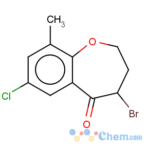 CAS No:902137-94-4 1-Benzoxepin-5(2H)-one,4-bromo-7-chloro-3,4-dihydro-9-methyl-