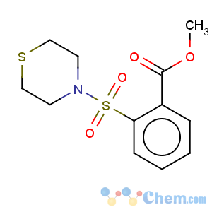 CAS No:902137-96-6 Benzoic acid,2-(4-thiomorpholinylsulfonyl)-, methyl ester